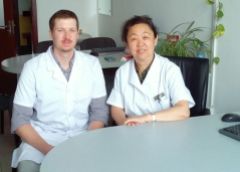 Outpatient clinic at Liaoning Hospital of Traditional Chinese Medicine